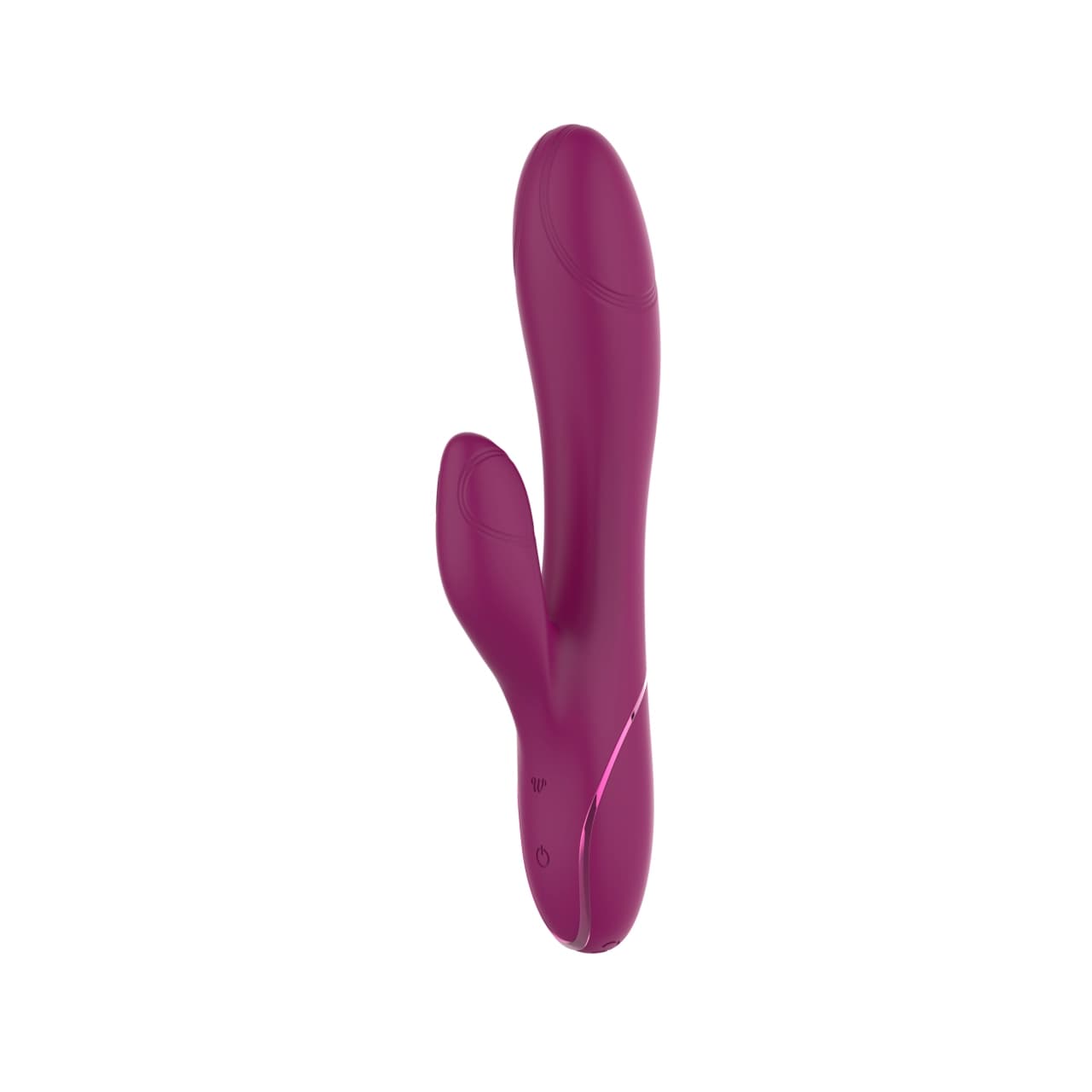 A0142 — Dual Motor Rabbit Vibrator with G-Spot Shaft — 10 Modes Independent Control