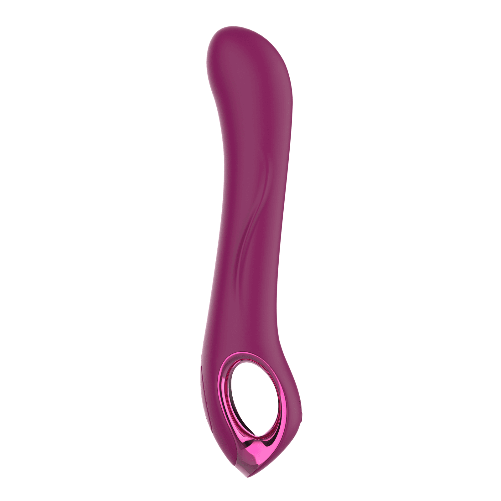 G-Spot Vibrator with Chrome Ring Base A0149