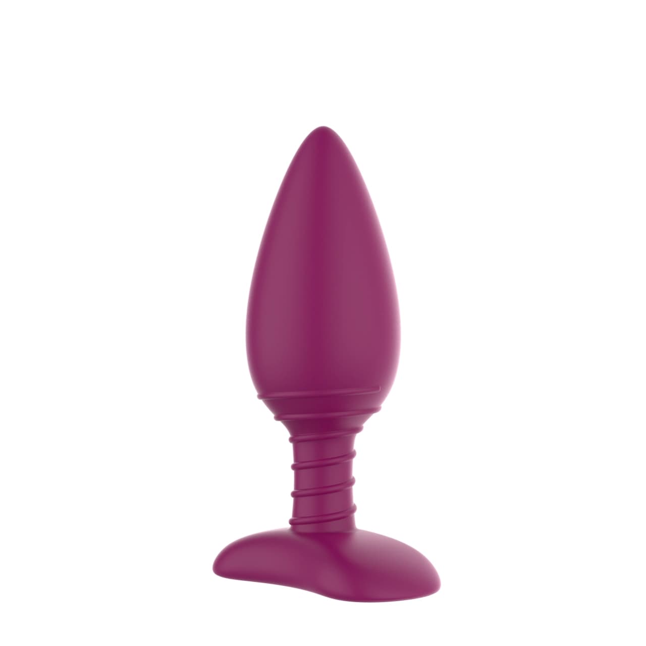 Remote Control Anal Plug — 6-Pattern Vibration, Spiral Neck, Wireless Remote