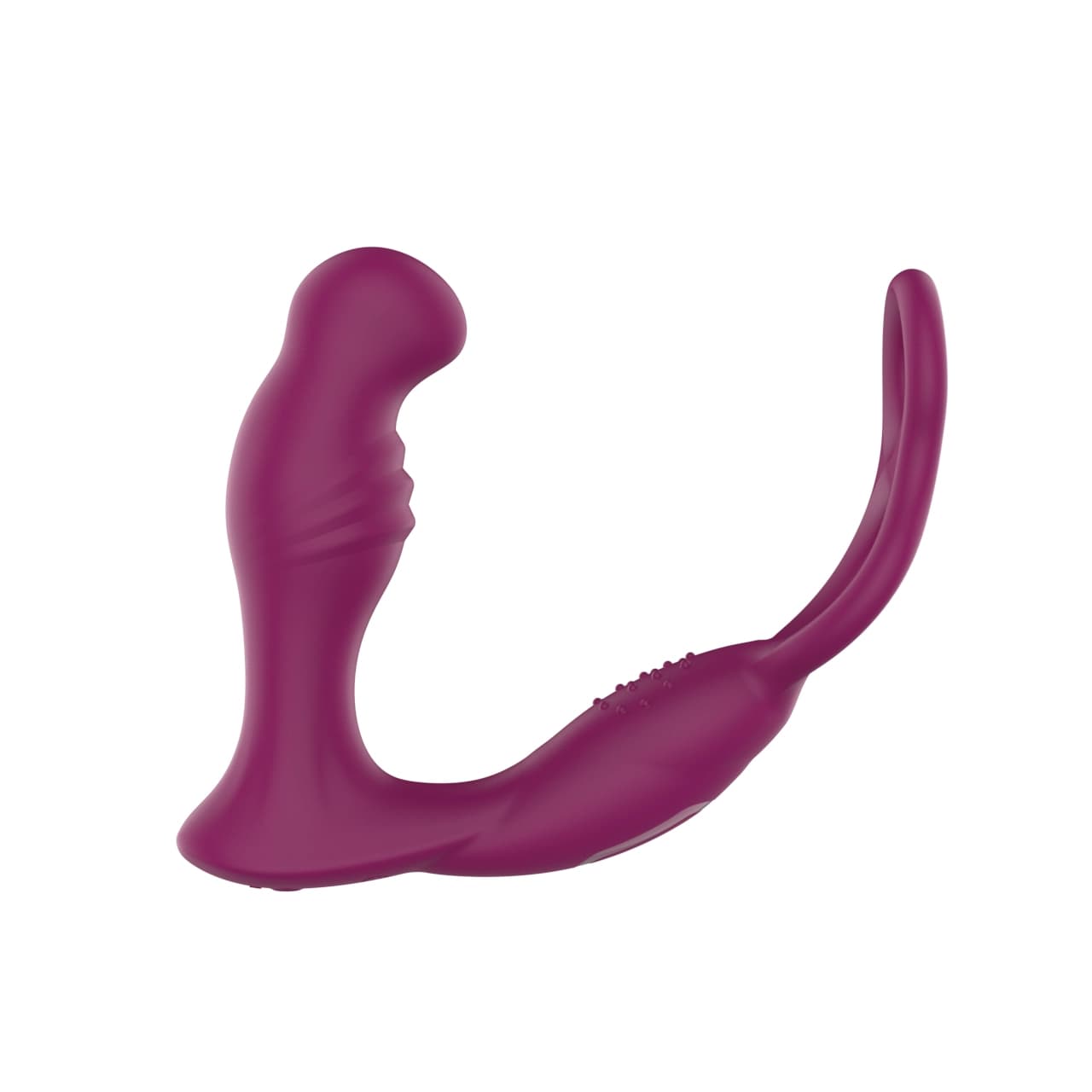 VVH-W0018 Dual-Motor Prostate Massager with Cock Ring | Body-Safe Silicone OEM/ODM