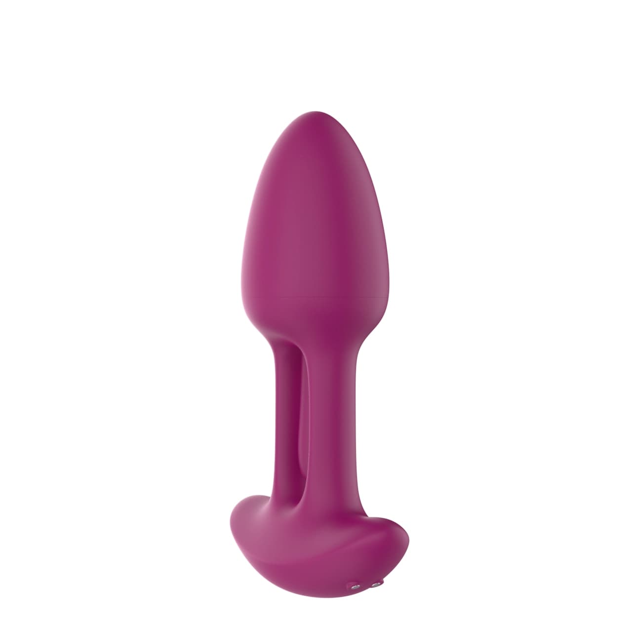 W0030 — Remote Control Vibrating Anal Plug — Tapping & Vibration 10-Mode, Heart Base, IPX6, Body-Safe Silicone