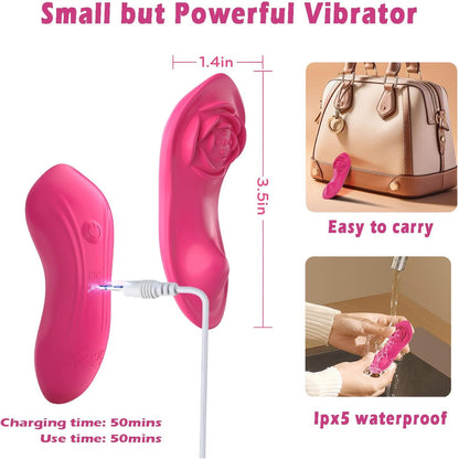 APP-Controlled Wearable Vibrator - 3-in-1 Mini Butterfly Sex Toy for Women & Couples, 10x2 Vibration Modes for Clitoral & G-Spot Stimulation