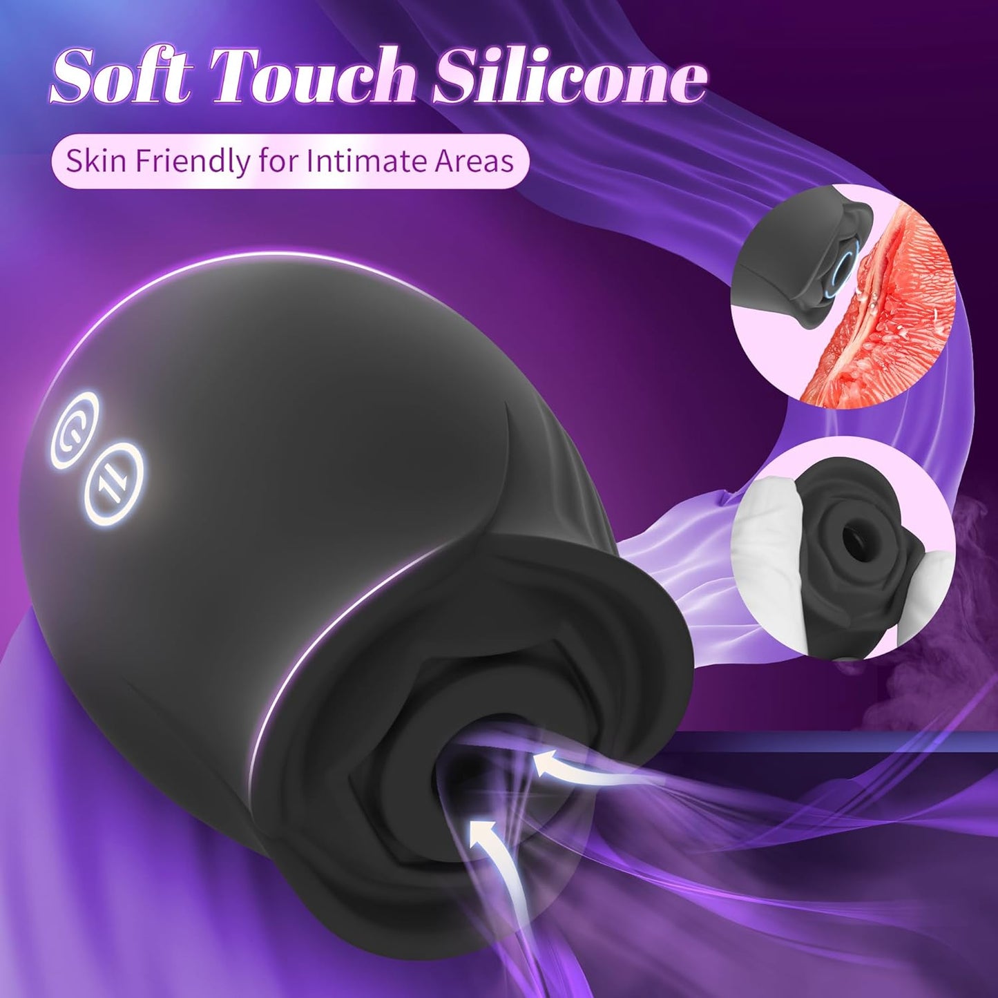 Rose Sucking Vibrator - 18 Modes for Women and Couples