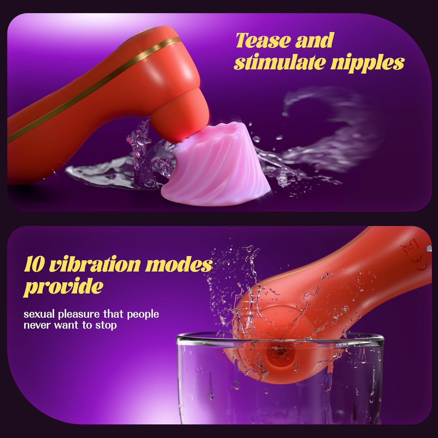 Versatile Women's Vibrator with Suction & Vibration - Clitoral & G-Spot Stimulator