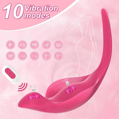 Silent Wearable Clitoral Vibrator – Butterfly Panty Massager for Women with Remote Control