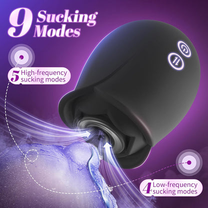 Rose Sucking Vibrator - 18 Modes for Women and Couples