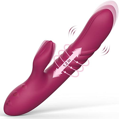  G Spot Rabbit Vibrator with 7 Thrusting 7 Vibration Modes