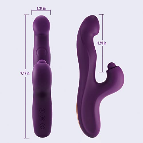  Clitoral Tapping Rabbit Vibrator for Clit G Spot Stimulation