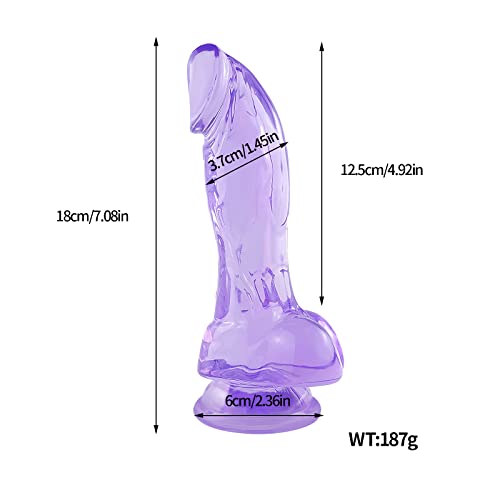  7.08 inch Soft Realistic Dildo