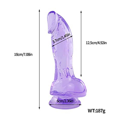  7.08 inch Soft Realistic Dildo