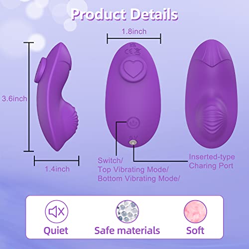  Remote Control Butterfly Clitoral Vibrator