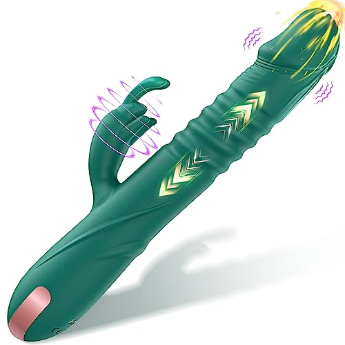 Thick Rabbit Thrusting Vibrator Dildo