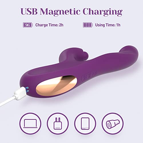  Clitoral Tapping Rabbit Vibrator for Clit G Spot Stimulation