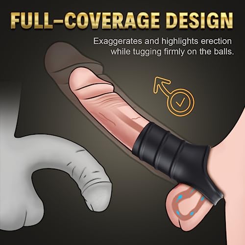 Male Sex Toys Cock Sleeve with Penis Ring for Sex Games