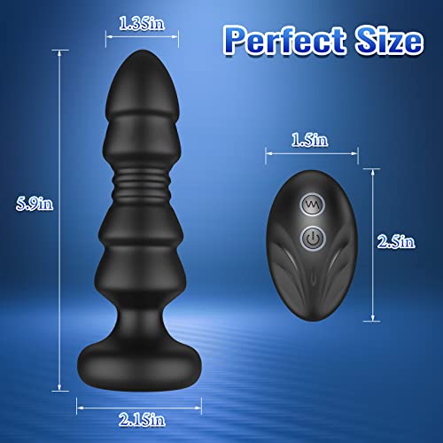 Anal Sex Toy Remote Control Vibrating Butt Plug