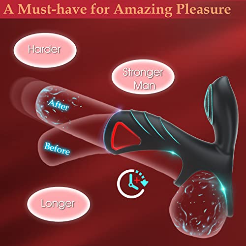 Silicone Rings G spot Clitoris Vibrator Stimulator with 10 Modes