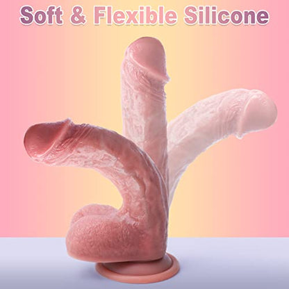 Realistic Dildos Feels Like Skin Adult Sex Toys for Women