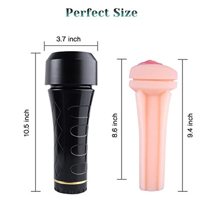 Male Masturbators Cup Adult Sex Toys Realistic Textured Pocket