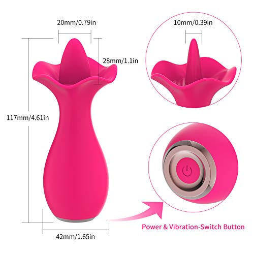 Tongue Vibrator Nipple Clitoris 