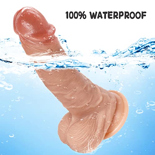 Dildo with Strong Suction Cup for Hands-Free