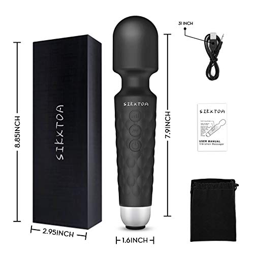 G Spot Cordless Rechargeable Sex Toy with 8 Speeds & 20 Patterns