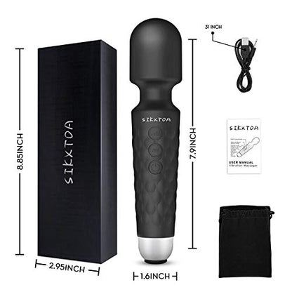 G Spot Cordless Rechargeable Sex Toy with 8 Speeds & 20 Patterns