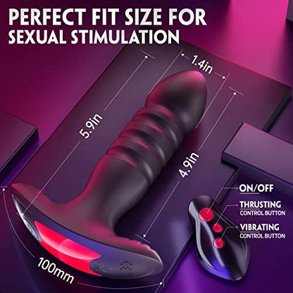 Anal Plug Vibrator with App Control Sex Toy