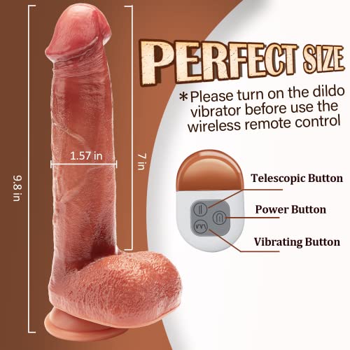 Thrusting Dildo Vibrator Sex Toys for Women