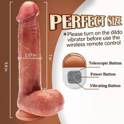 Thrusting Dildo Vibrator Sex Toys for Women