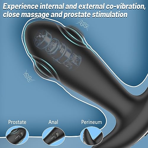 Anal Plug Sex Toy Flapping Vibrator Remote Control