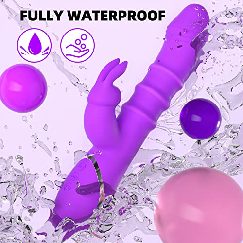  G Spot Vibrator Dildo with Independent Clitoral Stimulator