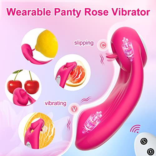 Rose Vibrator with Magnetic Clip