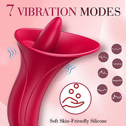 Licking Rose Vibrator for Women