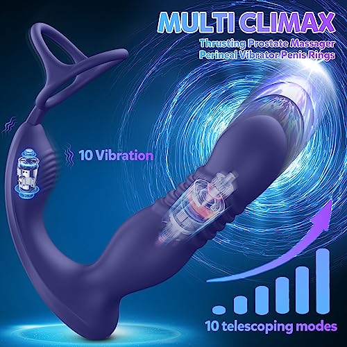  9 Thrust & 9 Vibration Anal Stimalation Toys