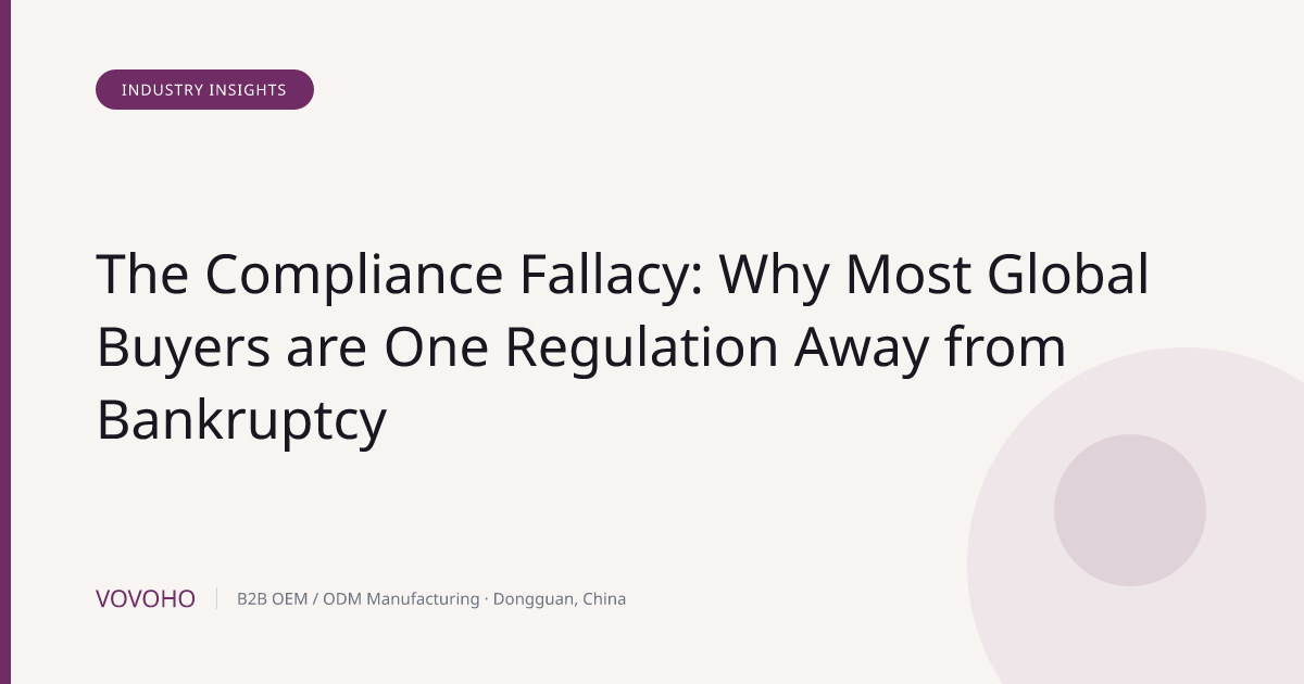 The Compliance Fallacy: Why Most Global Buyers are One Regulation Away from Bankruptcy