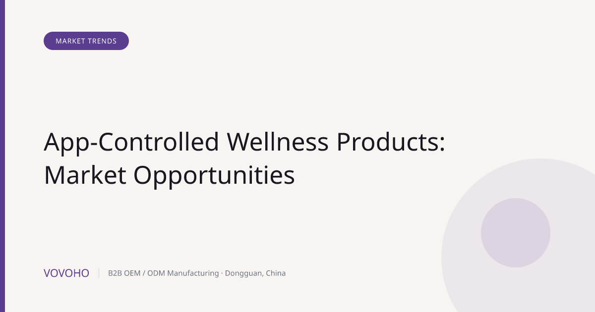 App-Controlled Wellness Products: Market Opportunities