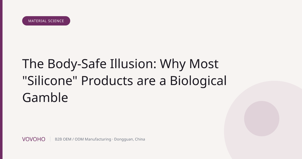 The Body-Safe Illusion: Why Most "Silicone" Products are a Biological Gamble
