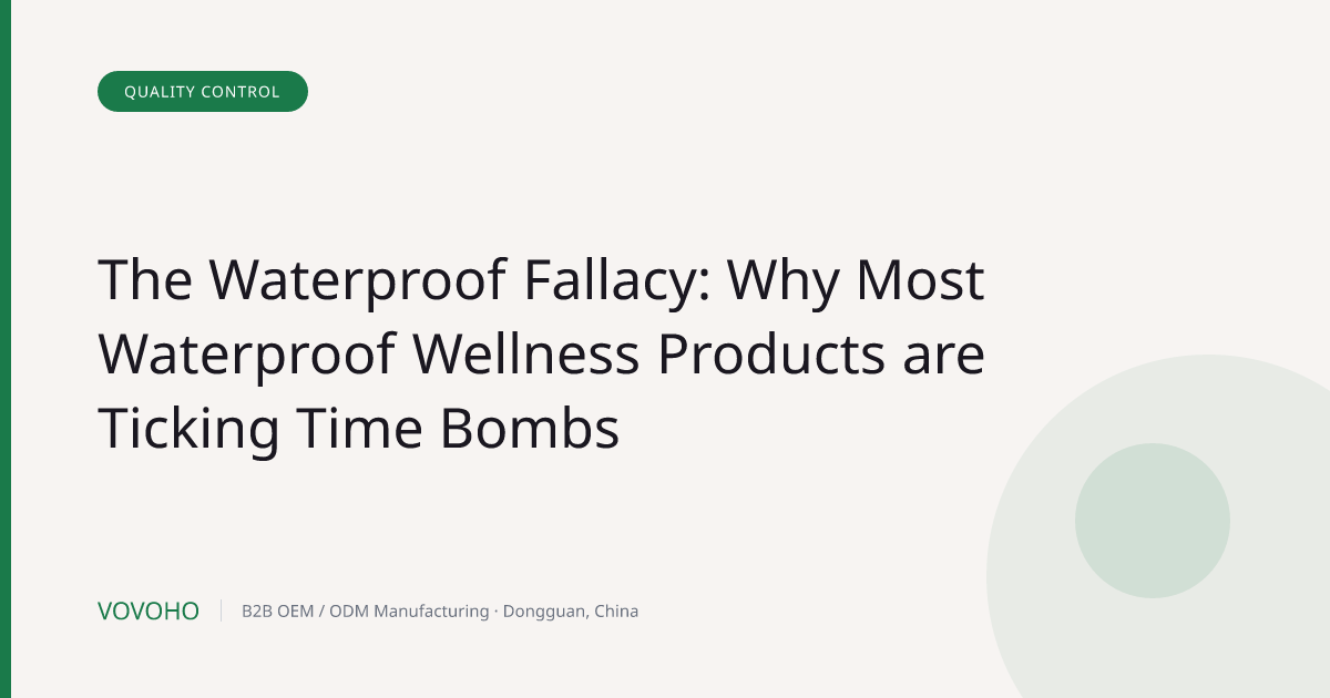 The Waterproof Fallacy: Why Most Waterproof Wellness Products are Ticking Time Bombs